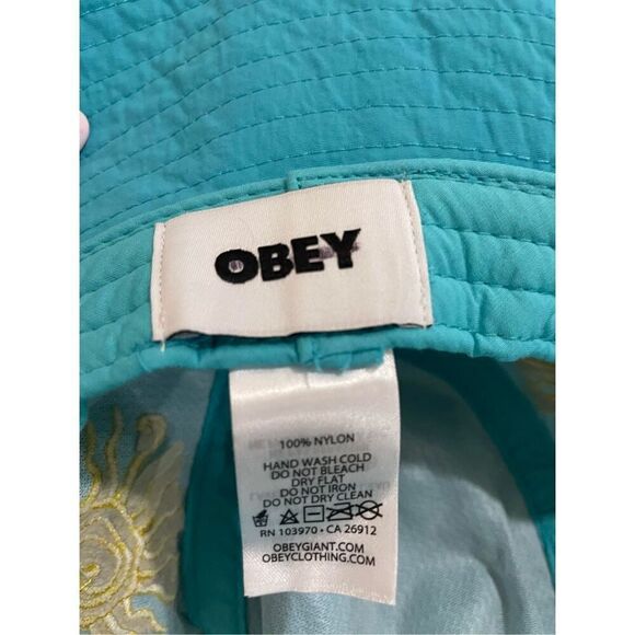New Urban Outfitters x OBEY Gravel Bucket Hat blue - Picture 7 of 7